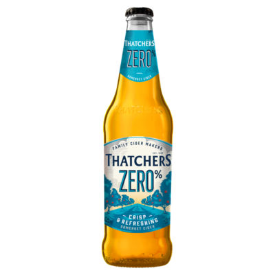 Thatchers Zero Somerset Cider 0% 500ml - ASDA Groceries