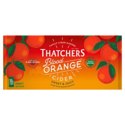 Thatchers Blood Orange Fruit Cider 10 x 440ml
