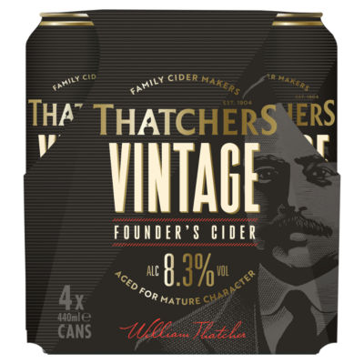 Thatchers Vintage Founder's Apple Cider 4 x 440ml