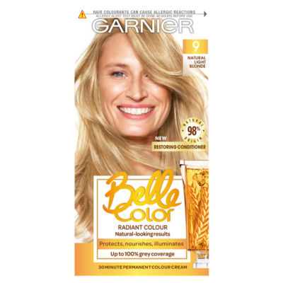 Garnier Belle Belle Color 9 Natural Light Blonde Permanent Hair Dye
