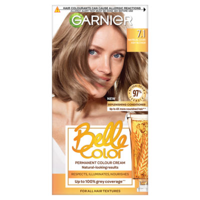 Garnier Belle Color Permanent Hair Dye - Natural Dark Ash Blonde 7.1