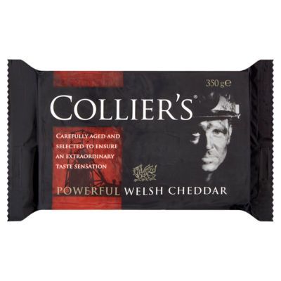 Colliers Powerful Welsh Cheddar 350g
