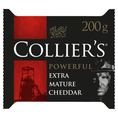 Colliers Powerful Welsh Cheddar Cheese 200 G