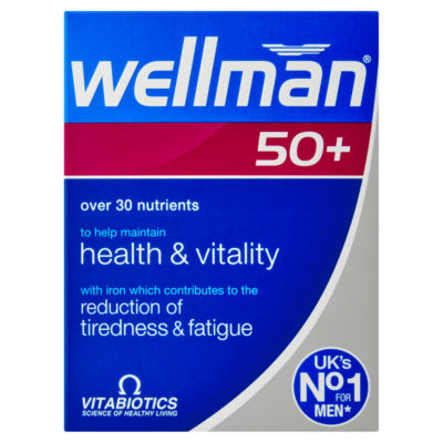 VITABIOTICS Wellman 50+ Advanced Vitamin & Mineral Supplement 30s