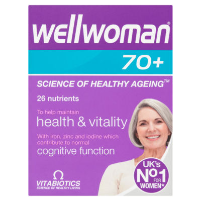 VITABIOTICS Wellwoman 70+ Advanced Vitamin & Mineral Tablets 30s
