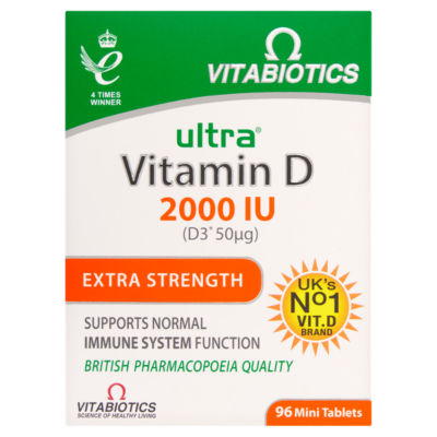 VITABIOTICS Vitamin D 2000 IU 96 Mini Tablets