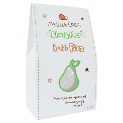 My Little Coco Aloe & Pear Bath Fizz 4 x 40g