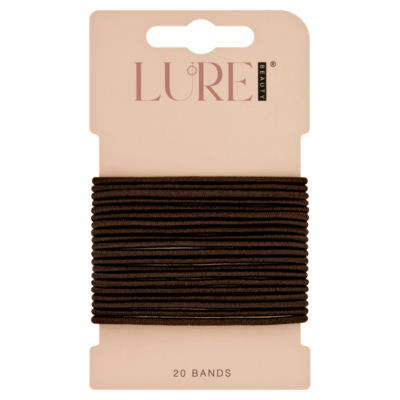 Lure Beauty 20 Thin Snagfree Bands Brown