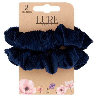 Lure Beauty 2 Bands Velvet Scrunchies
