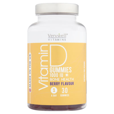 Verywell Vitamin D Berry Flavour 30 Gummies
