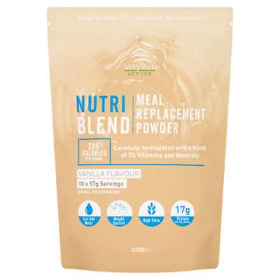 Verywell Active Nutri Blend Vanilla Flavour Meal Replacement Powder 570g