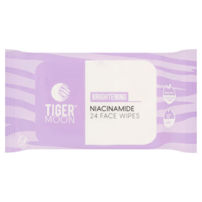 Tiger Moon 24 Brightening Niacinamide Face Wipes