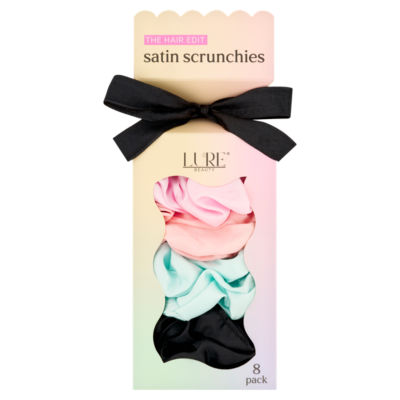 Lure Beauty 8 Satin Scrunchies