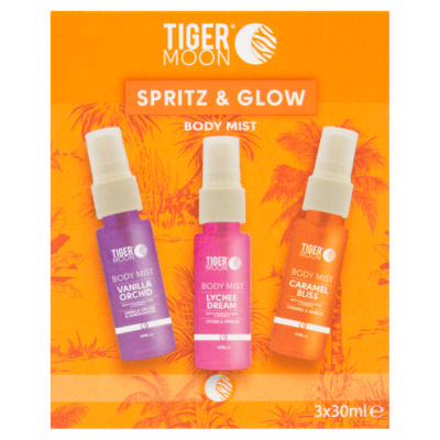 Tiger Moon Spritz & Glow Body Mist 3 x 30ml