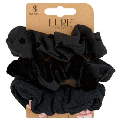 Lure Beauty 3 Scrunchie Set Bands