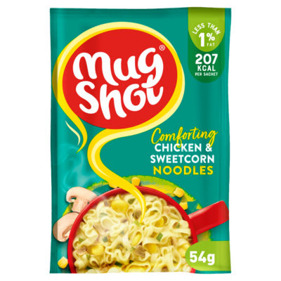 Mug Shot Mugshot Chicken & Sweetcorn Noodles 54G