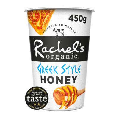 Organic Greek Style Honey Naturally Bio-Live Yogurt 450g