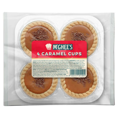McGhees 4 Caramel Cups