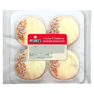 McGhees Lemon & Raspberry Empire Biscuits