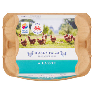 Hoads Farm 6 Large Free Range Eggs