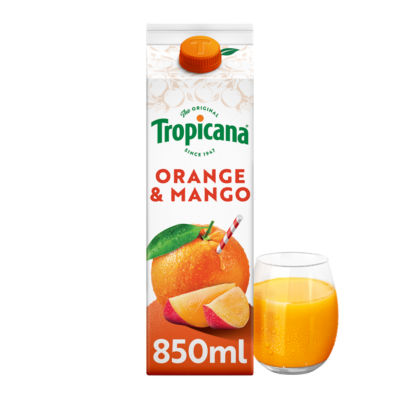 Tropicana Orange & Mango Fruit Juice 850Ml