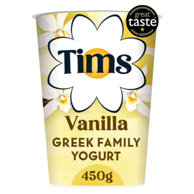 Tims Dairy Vanilla Greek Family Yogurt 450g