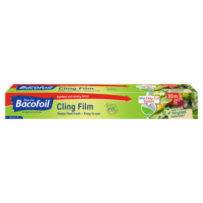 Bacofoil ® Non-PVC Cling Film with Easy-Cut System 32.5cm x 30m