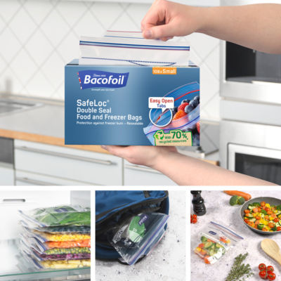 Bacofoil ® SafeLoc® Double Seal Food and Freezer Bags Small x 216