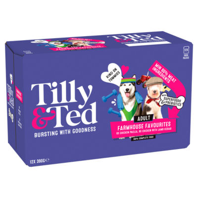 Tilly & Ted Adult Farmhouse Favourites 12 x 390g = 4.68kg