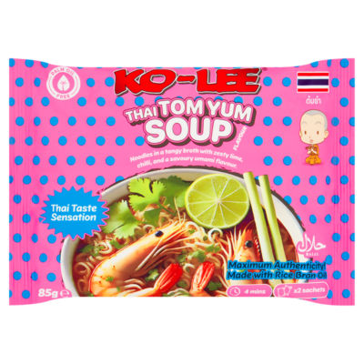 Ko-Lee King Prawn Tom Yum Flavour Instant Noodles 85g