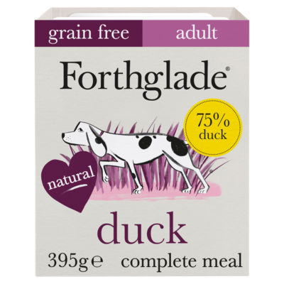 Forthglade Grain Free Duck Dog Food Tray 395G