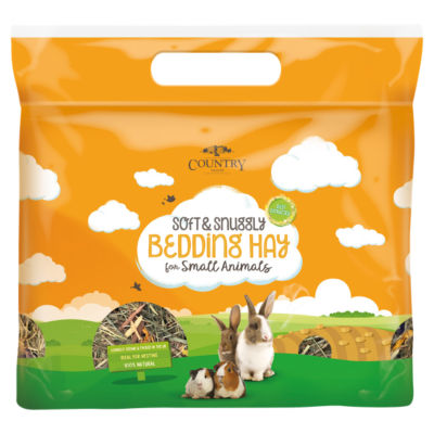 Country Values Soft & Snuggly Bedding Hay for Small Animals 1kg