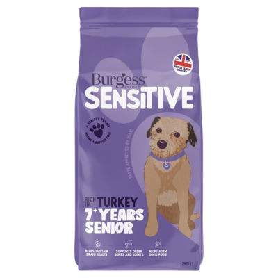 Burgess Sensitive Rich in Turkey 7+ Years Senior 2kg