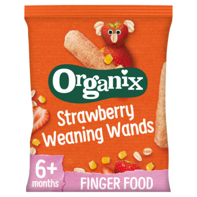 Organix Strawberry Weaning Wands 25G