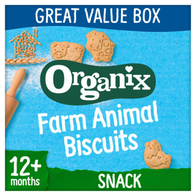 Organix Farm Animal Biscuits 100g