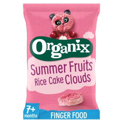 Organix Summer Fruits Rice Cake Clouds 40G