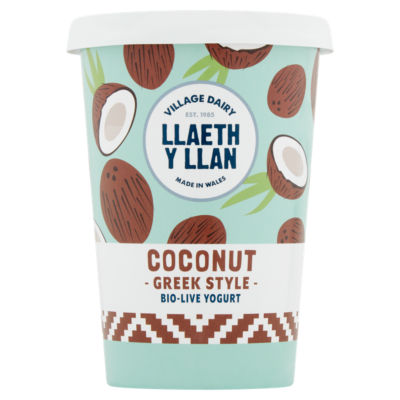 LLAETH Y LLAN Coconut Greek Style Yogurt 450G