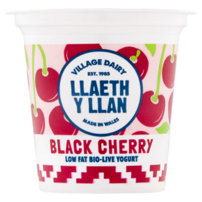 Village Dairy Llaeth Y Llan Low Fat Cherry Yogurt 125G (L)