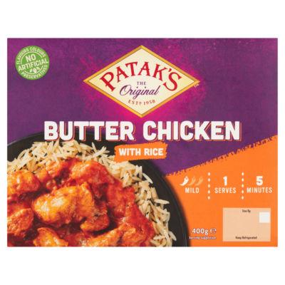 Pataks The Original Butter Chicken with Rice 400g