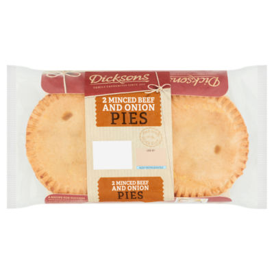 Dicksons Minced Beef & Onion Pies 2X169g
