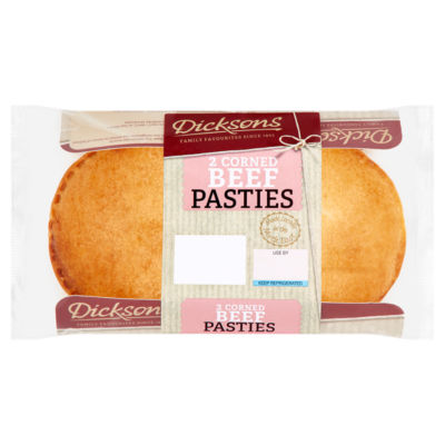 Dicksons Corned Beef Pasties 2 X 148G