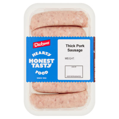 Dicksons Thick Pork Sausage 400g