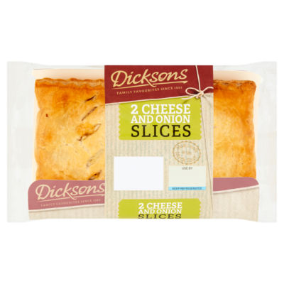 Dicksons Cheese and Onion Slices 2 x 125g