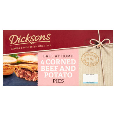 Dicksons Dickson Corned Beef Potato Pies 4X169g