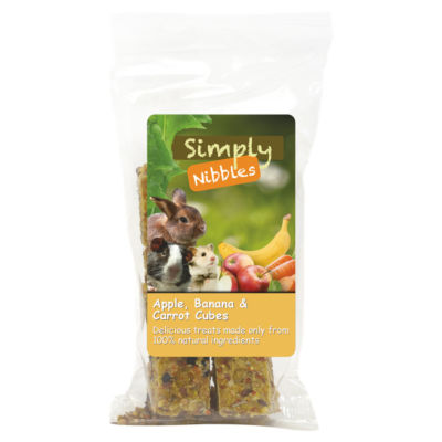Rosewood Simply Nibbles Apple, Banana & Carrot Cubes 90g