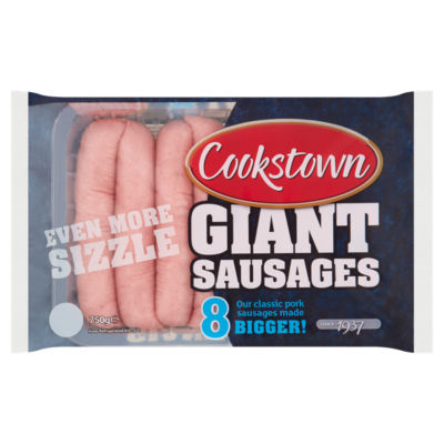 8 Giant Sausages 750g