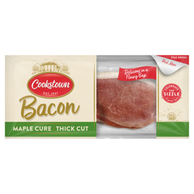 Cookstown Maple Thick Cut Back Bacon 250G