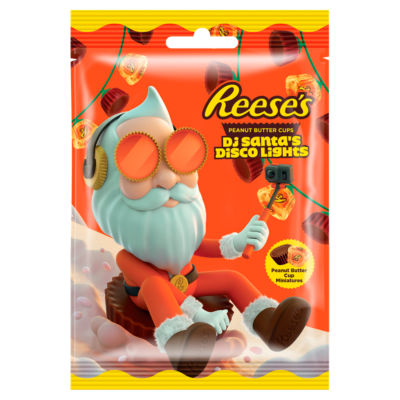 Reeses Peanut Butter Miniatures DJ Santa Lights 70g