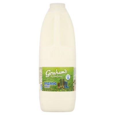 Grahams Organic Whole Milk 2 Litre (L)