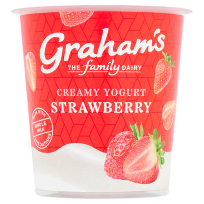 Grahams The Family Dairy Creamy Yogurt Strawberry 150g